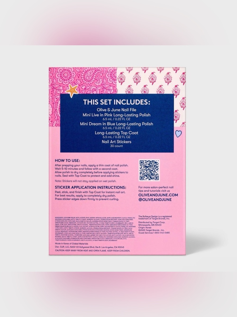 Roller Rabbit Mini Mani Set l - Picture 3 of 4